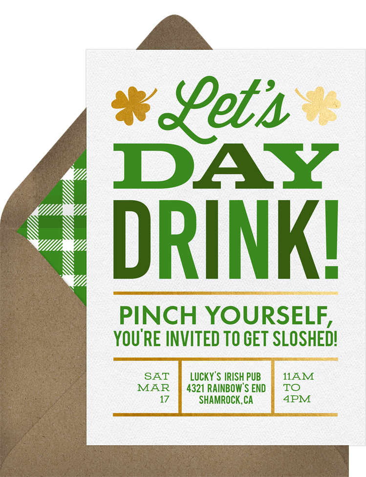 Let's Day Drink! Invitations
