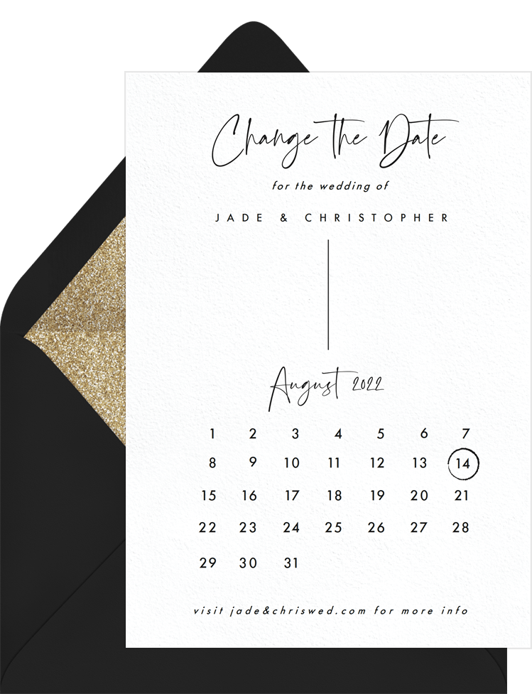 Mod Calendar Announcements | Greenvelope.com