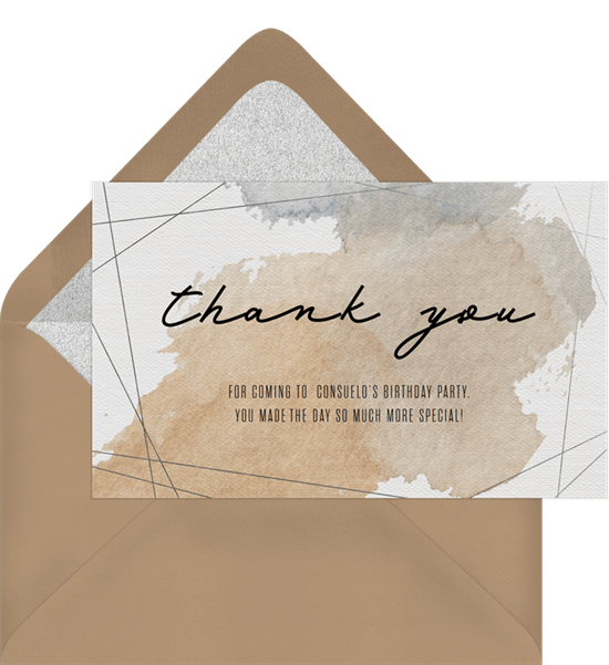 adult birthday thank you notes