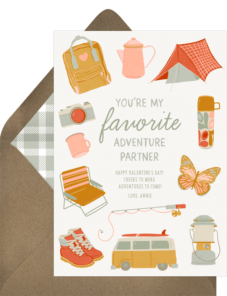 Outdoors Adventure Cards in Green