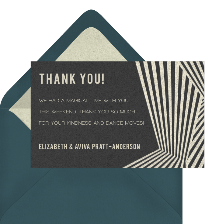 Rhythm Thank You Notes Greenvelope Com