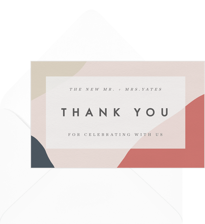 Simple Modernism Thank You Notes in Creme | Greenvelope.com