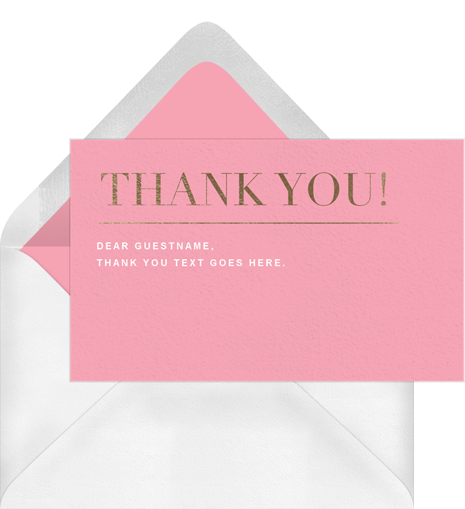 Simply Modern Baby Thank You Notes | Greenvelope.com