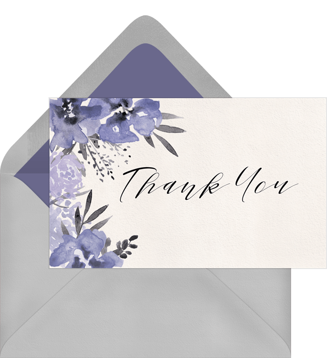 Spring Bouquet Thank You Notes | Greenvelope.com