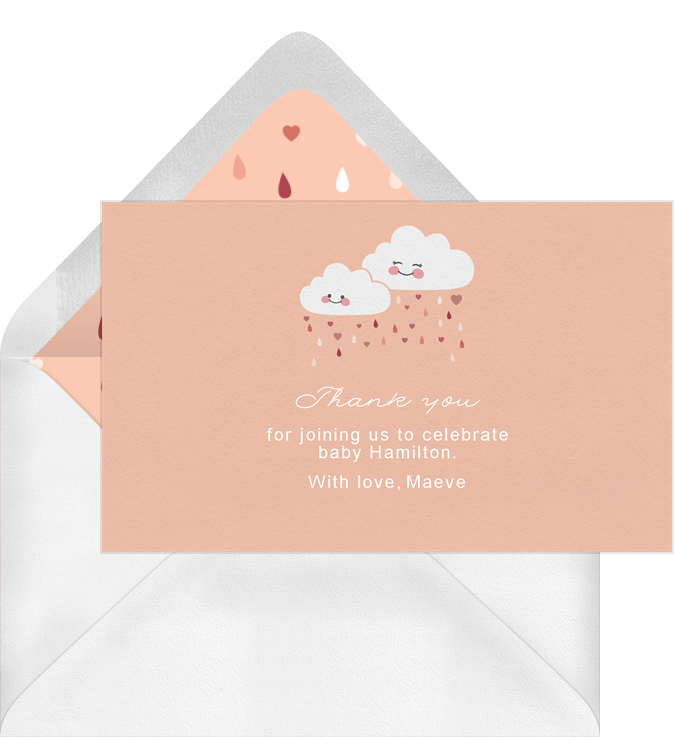 Sprinkled With Love Thank You Notes | Greenvelope.com