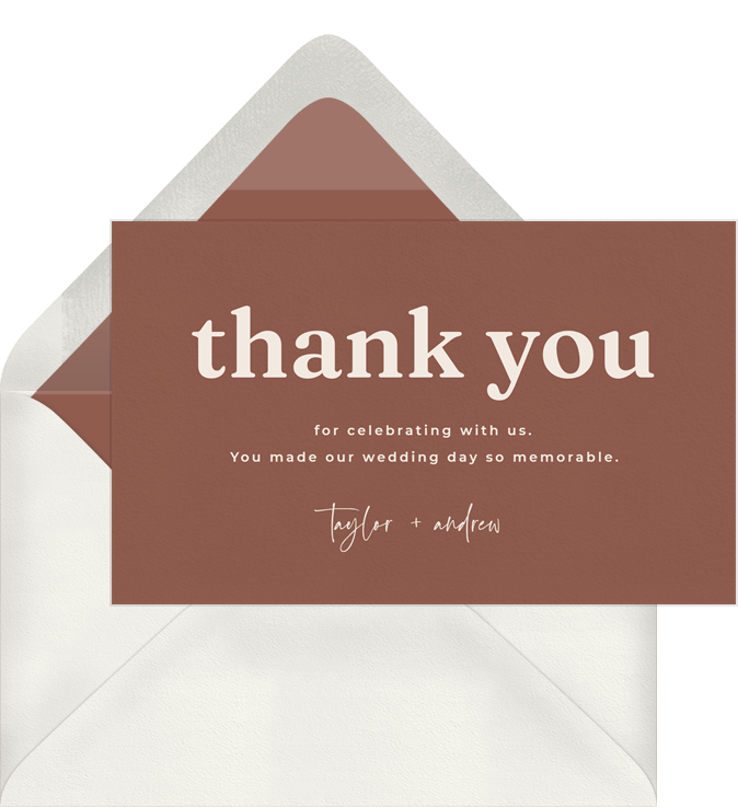 Stated Union Thank You Notes 