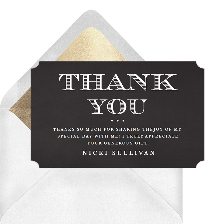 Traditional Cutout Thank You Notes in Red | Greenvelope.com