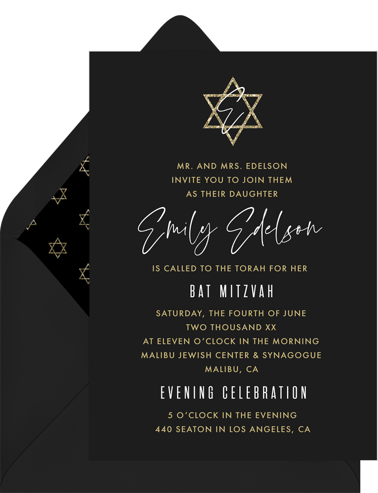 Trendy Star Invitations in Rose | Greenvelope.com