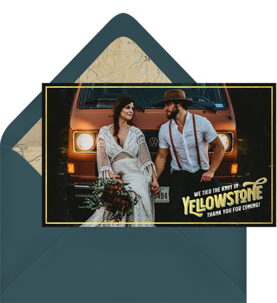 Yellowstone Thank You Notes