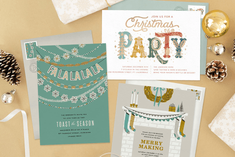 Blog - Happy Holidays! 12 Ways to Create the Perfect Holiday Party Invitation