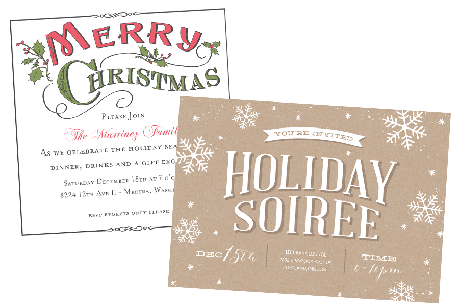 Email online holiday invitations that wow greenvelope