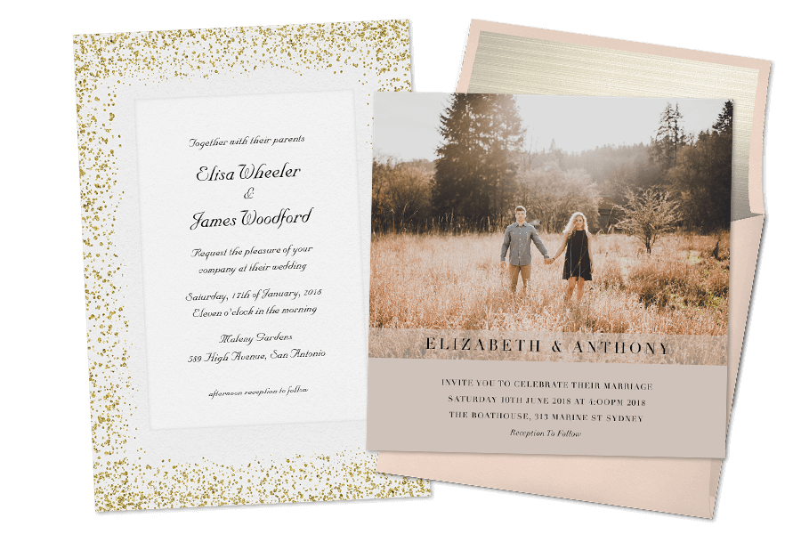 Wedding invitation cards for friends online