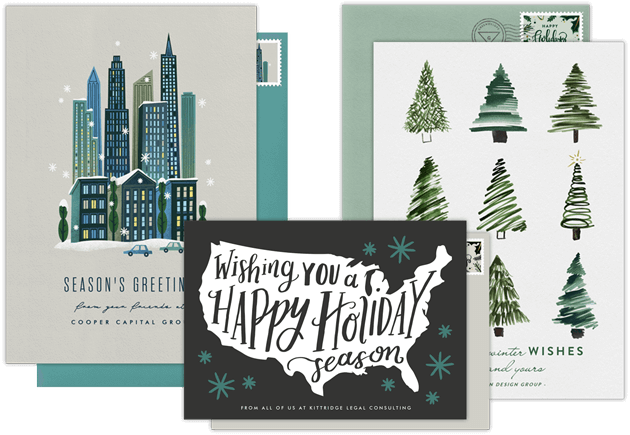 Email Line Business Holiday Cards That WOW